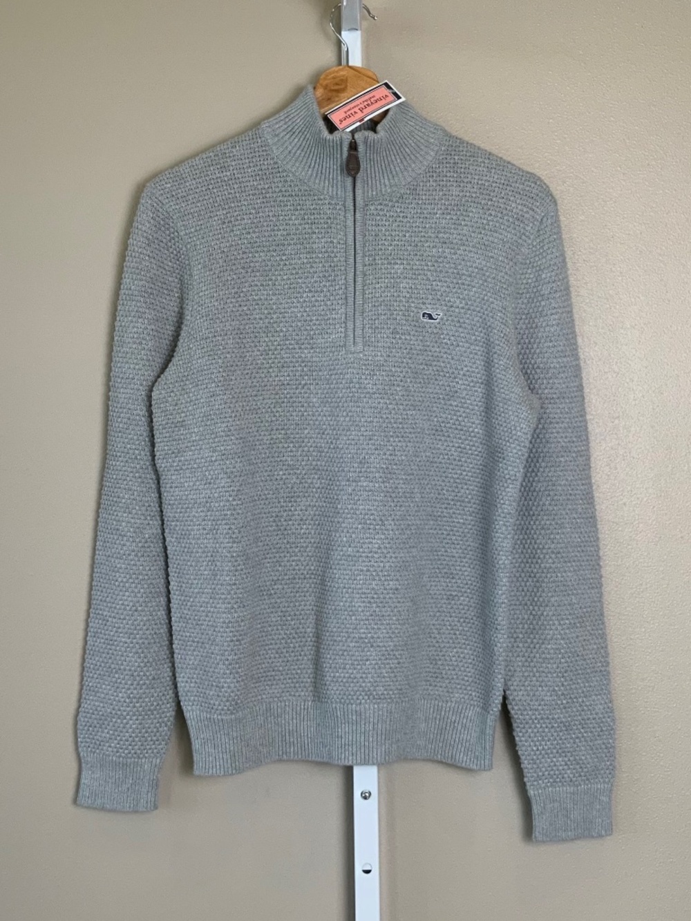 Vineyard Vines Waffle 1/4 Zip Sweater